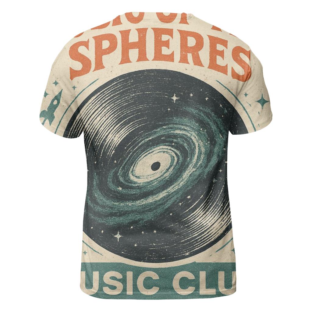 Cosmic Vinyl Record Club Poster personalized full print shirts