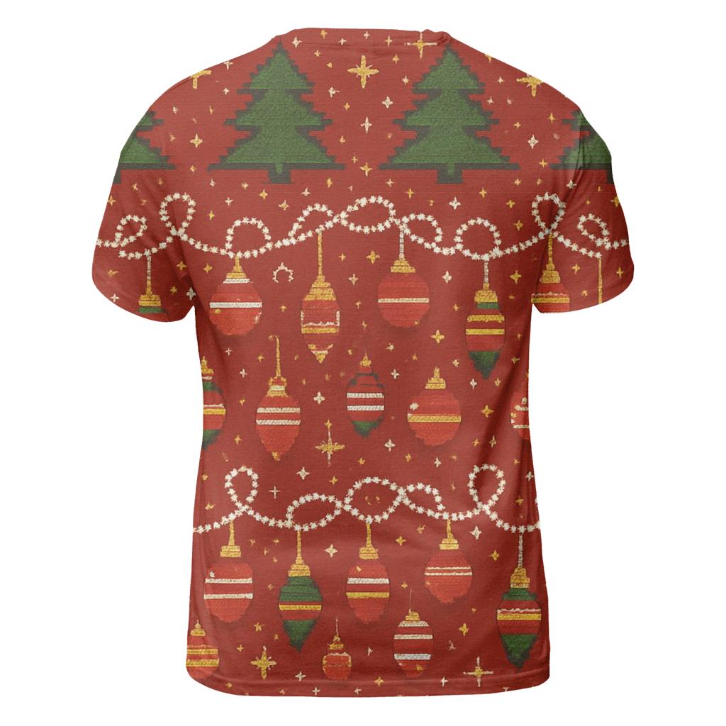Tangled Tinsel Forest Bands Design custom all-over print shirts