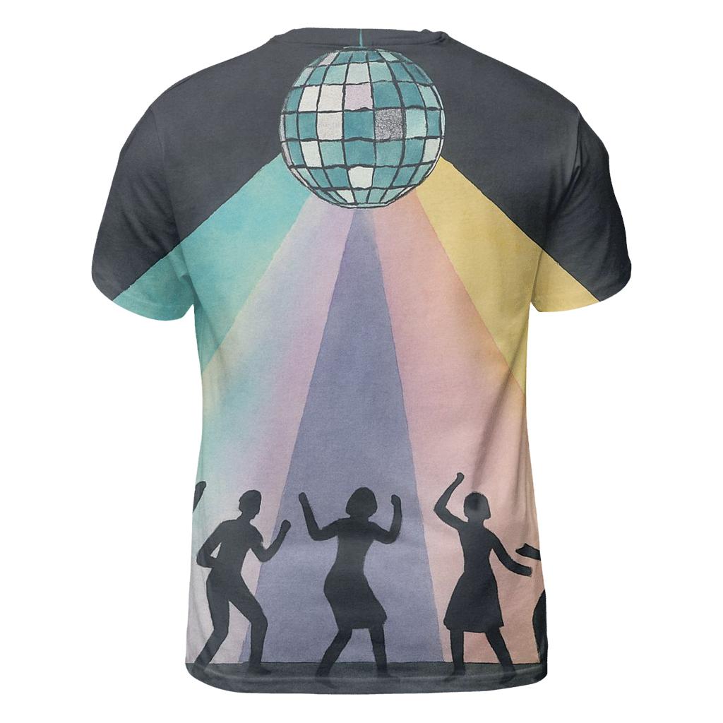 Disco Prism Rain artistic all-over print tops