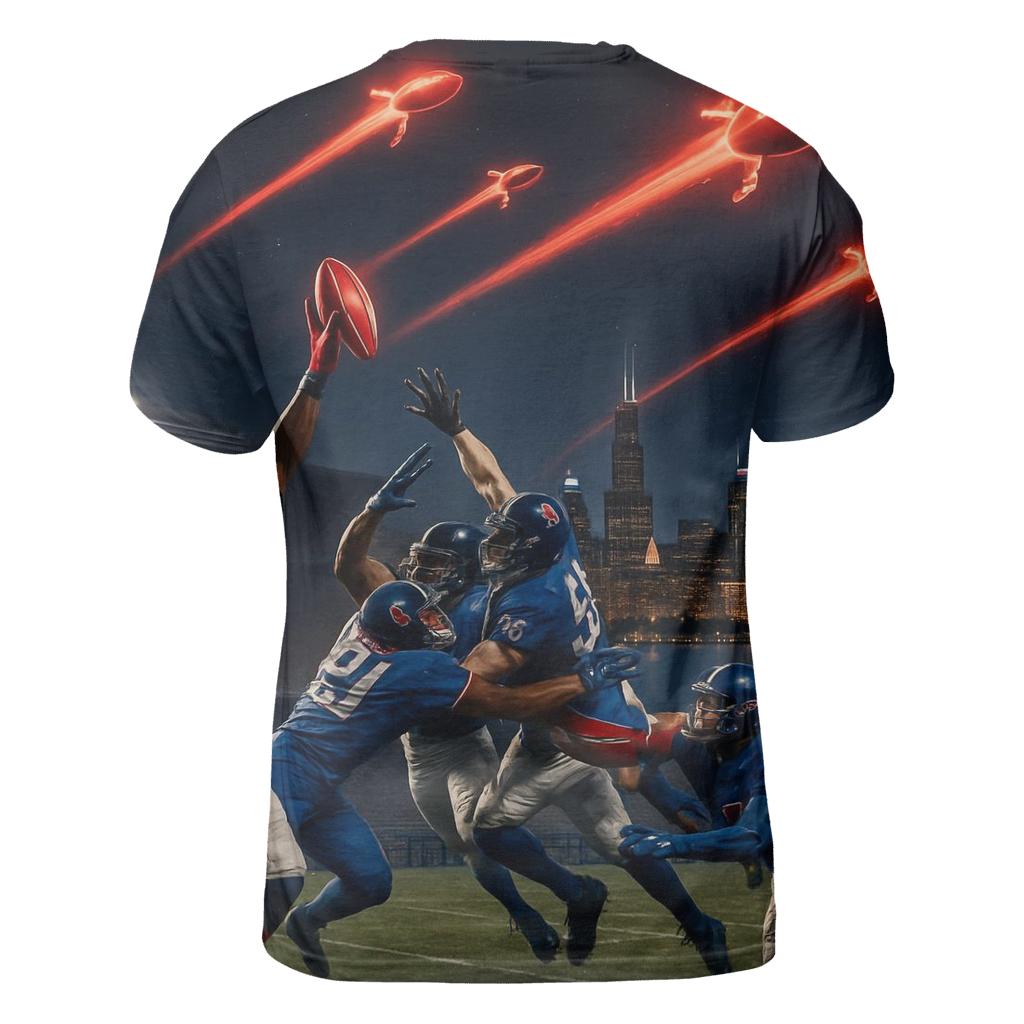 Tomahawk Air Raid At Soldier Field designer pattern shirts