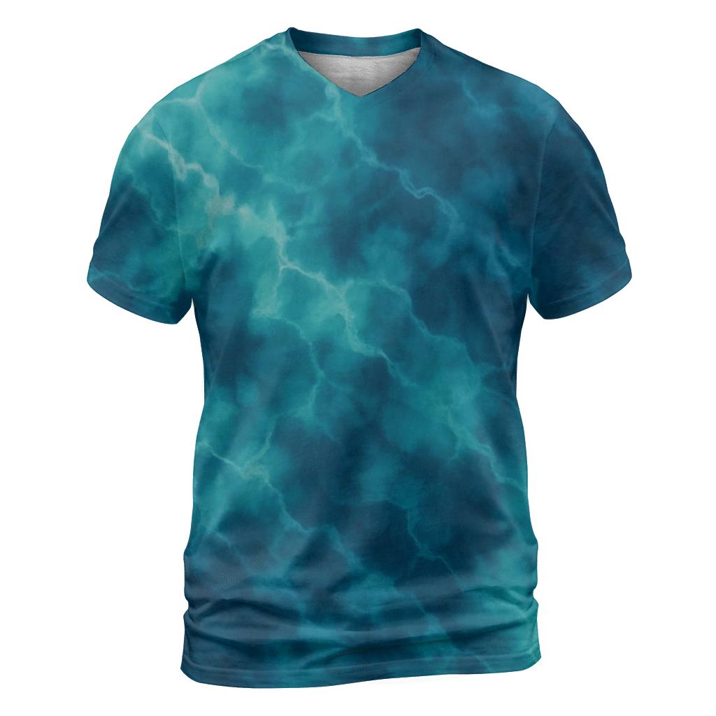 Diagonal Lagoon Crumple trendy printed shirt styles