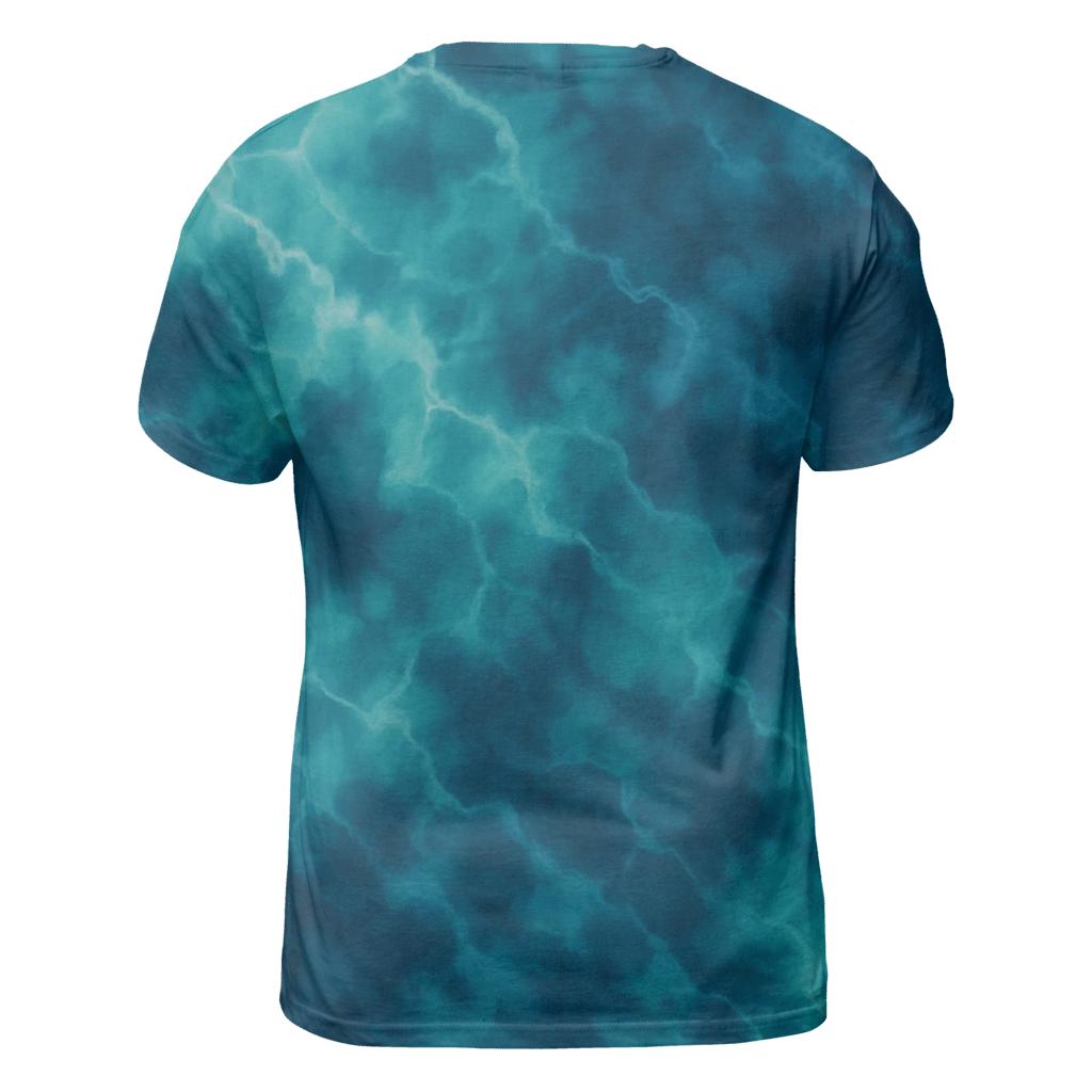 Diagonal Lagoon Crumple trendy printed shirt styles