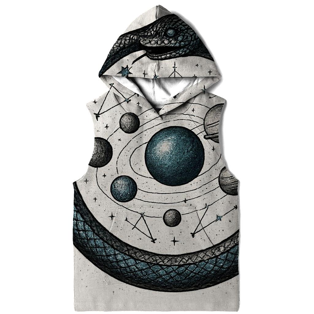 Celestial Circuit Ouroboros hoodies fashion