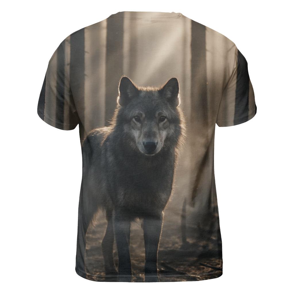 Burnt Forest Sentinel Wolf personalized full print shirts