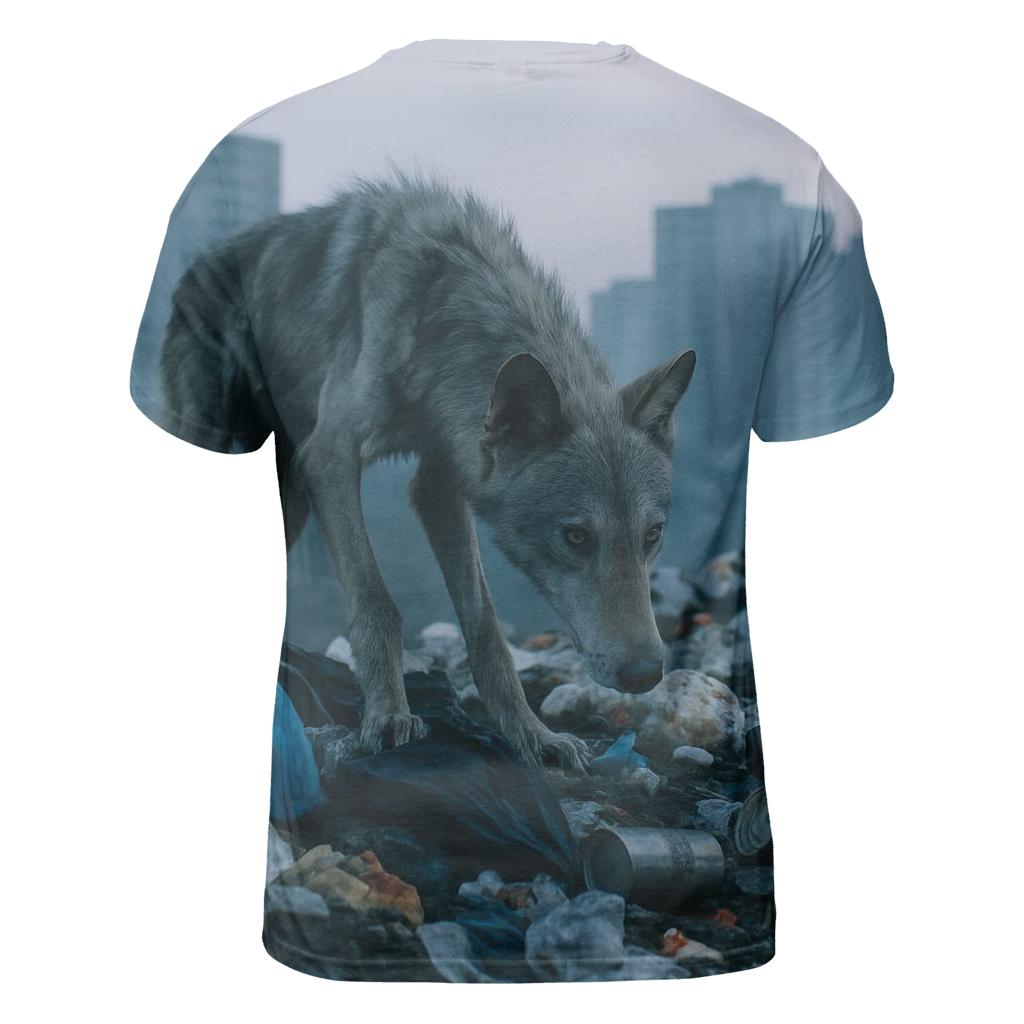 Urban Periphery Garbage Dump Wolf personalized full print shirts