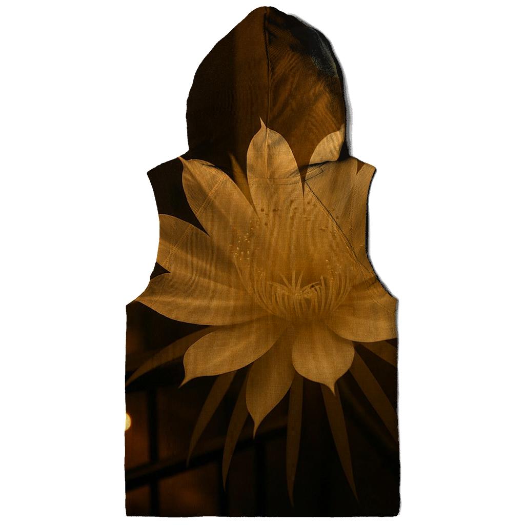 Night Blooming Cereus On City Balcony embroidered hoodies