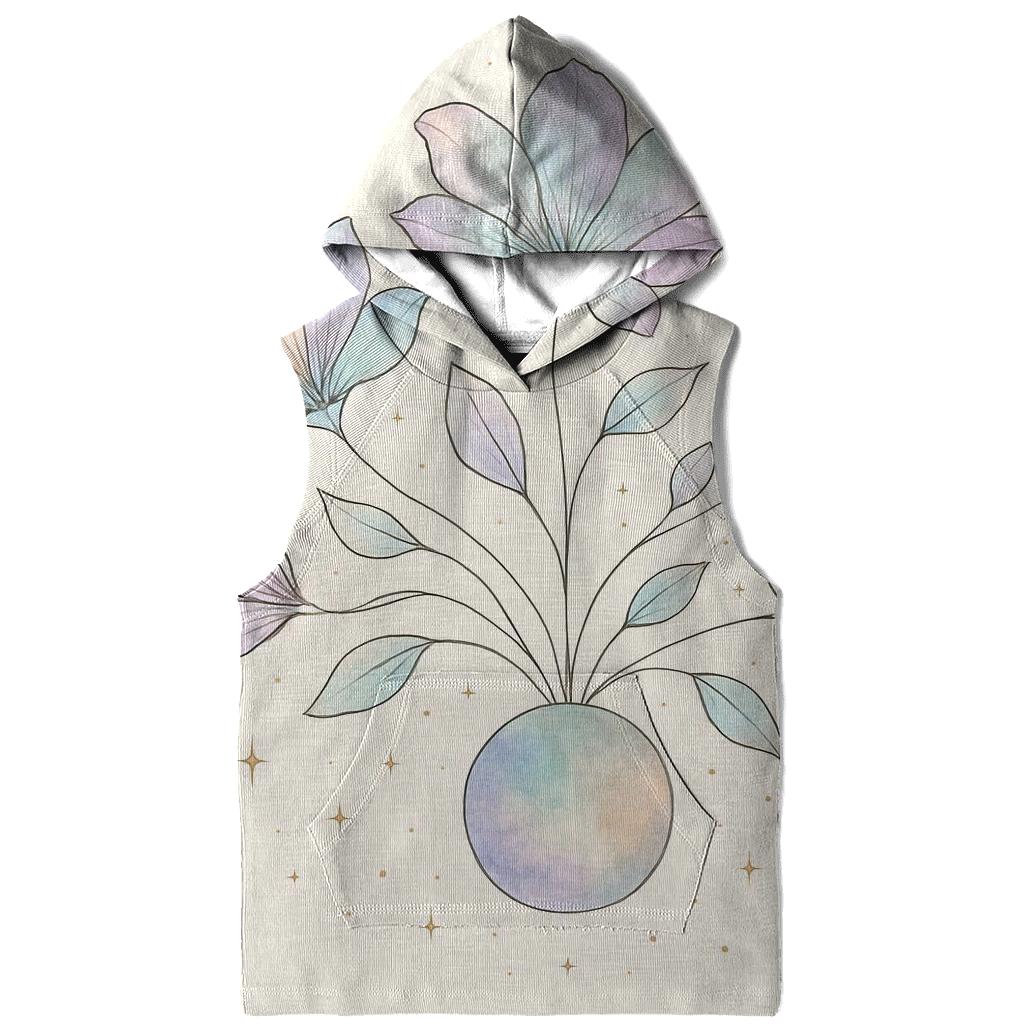 Astral Botanical Bloom printed hoodies