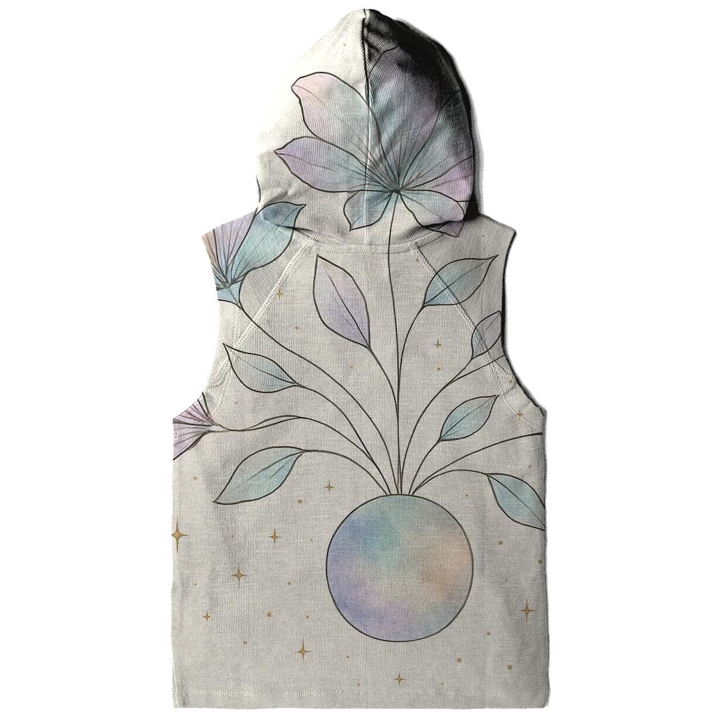 Astral Botanical Bloom printed hoodies