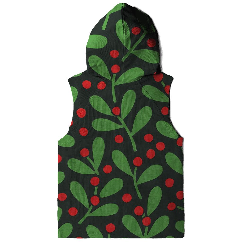 Geometric Mistletoe Mosaic lightweight hoodies