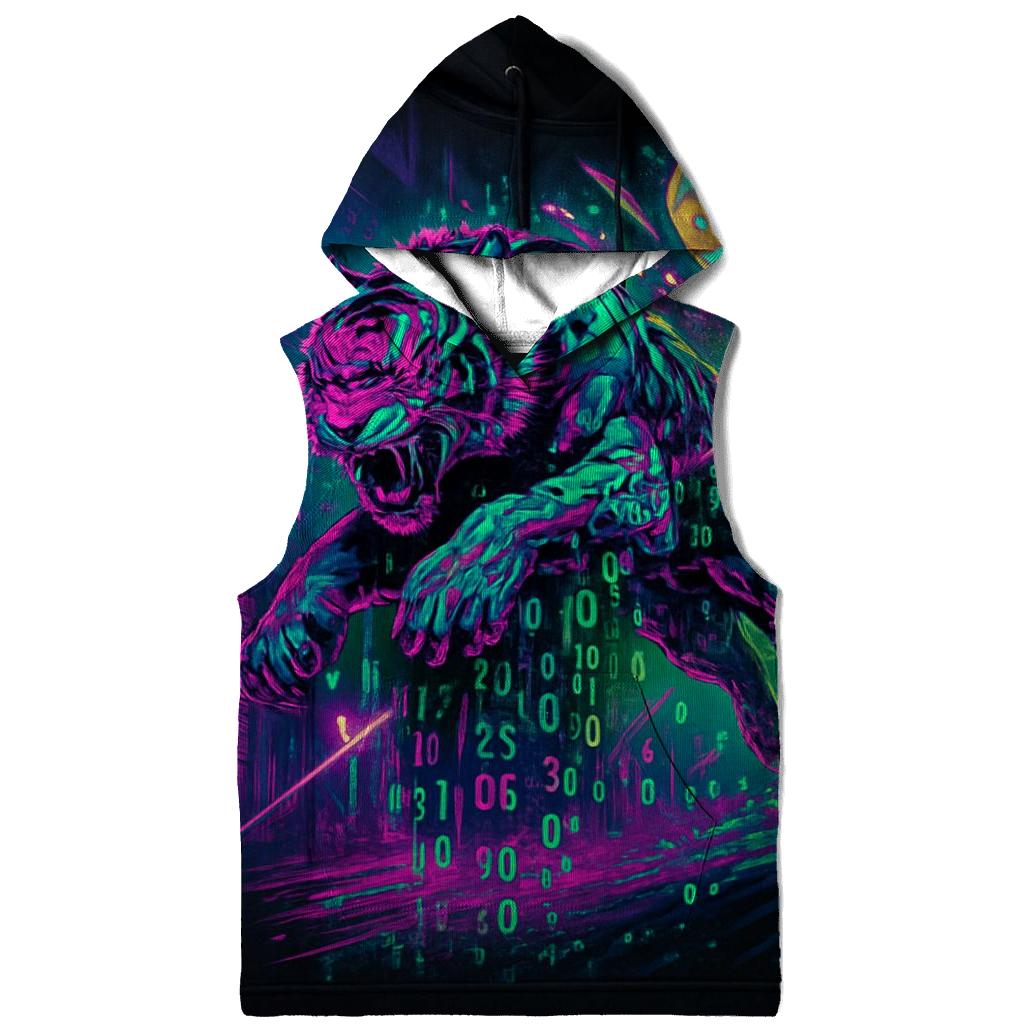Glitched Fortune Tiger hoodie trends