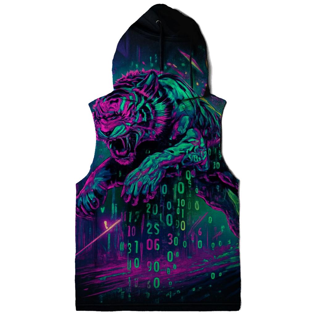 Glitched Fortune Tiger hoodie trends