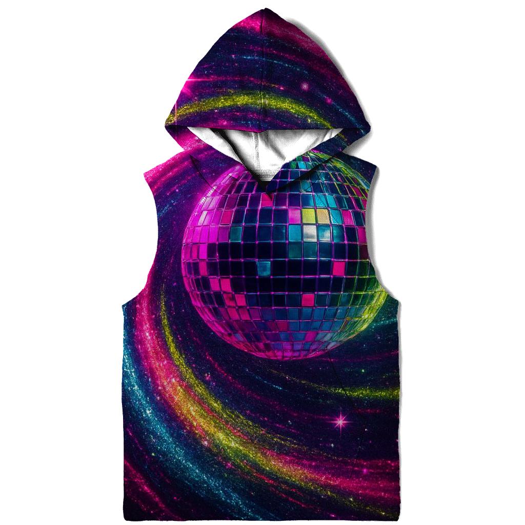 Neon Disco Nebula designer hoodies