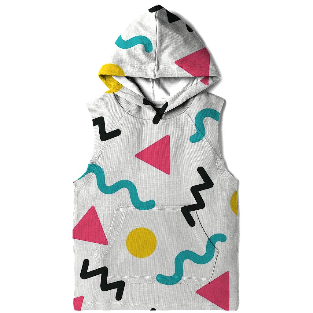 Memphis Party Confetti premium hoodies