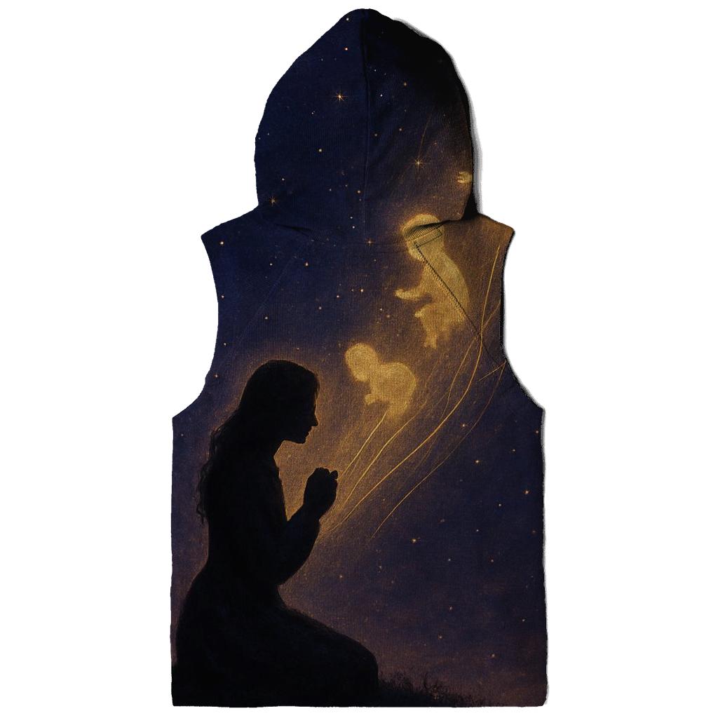 Where Her Prayers Touch The Stars lightweight hoodies