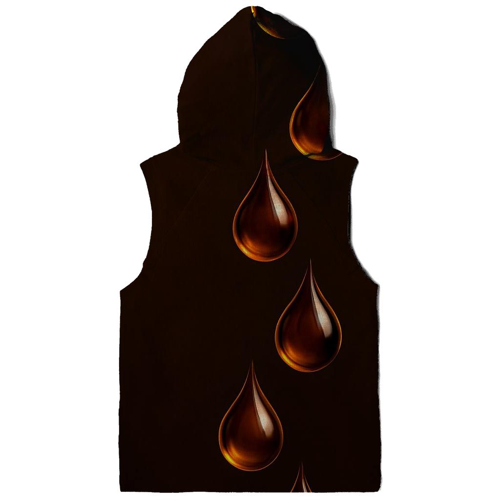 Golden Drip Cascade custom hoodies