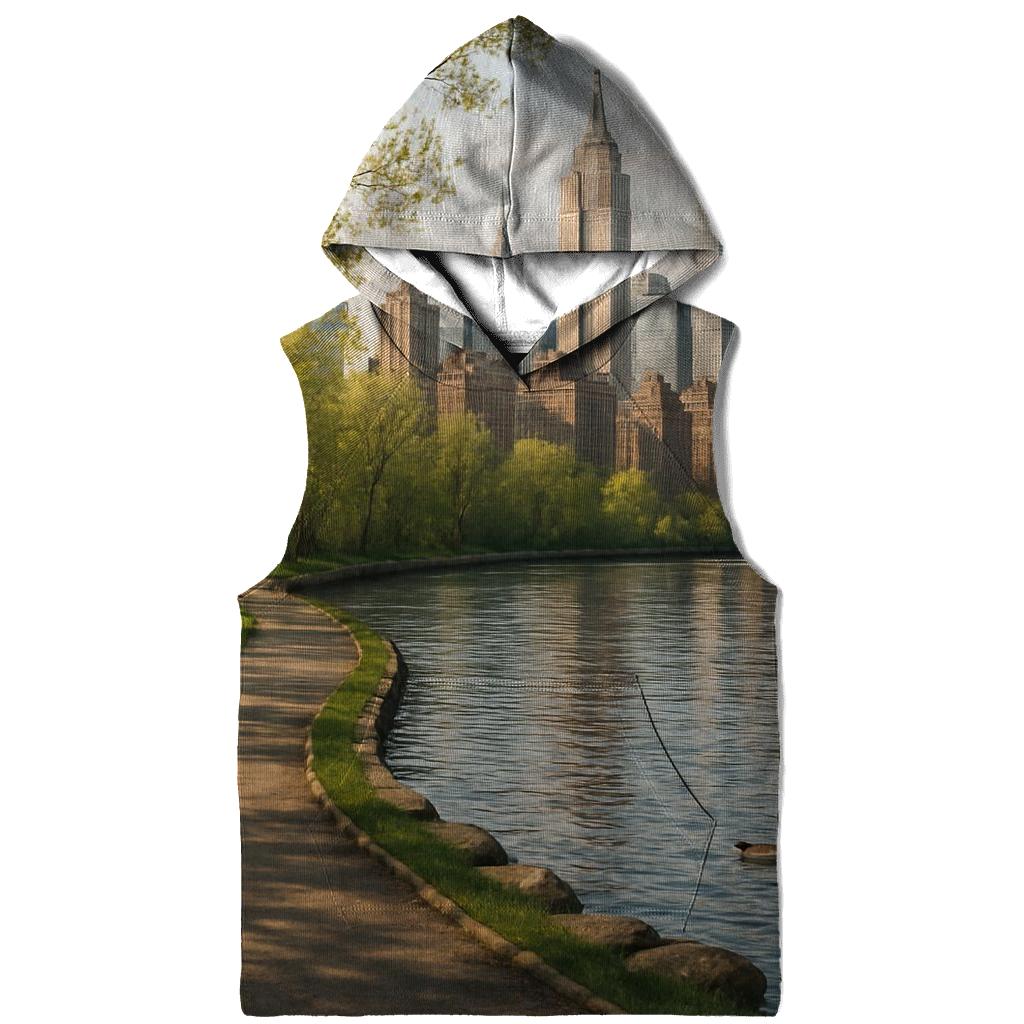 Bronx River Park View Of Midtown Towers graphic hoodies