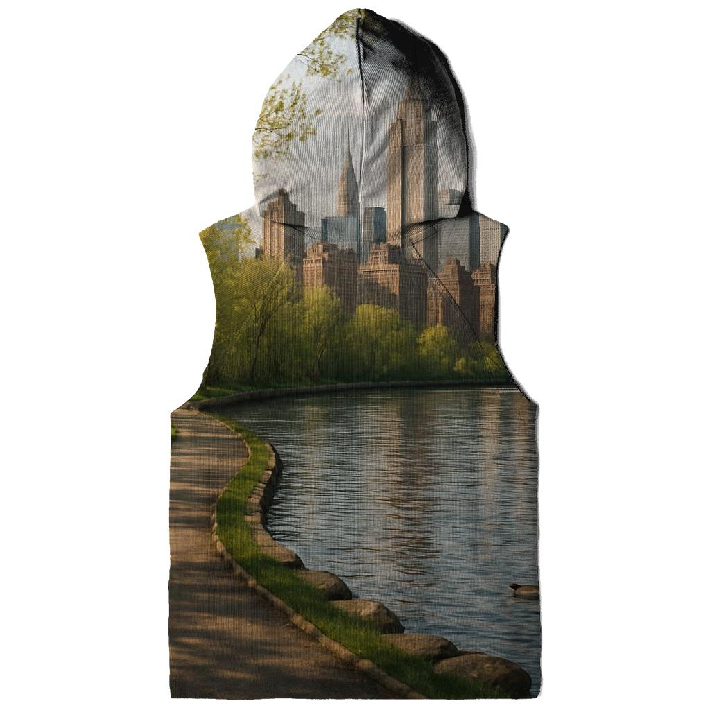Bronx River Park View Of Midtown Towers graphic hoodies