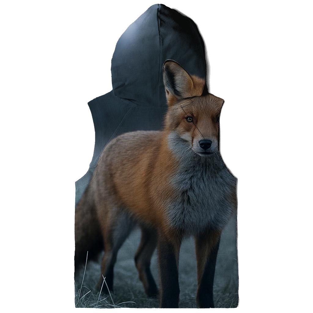 Red Fox In Frosted Meadow hoodie styles