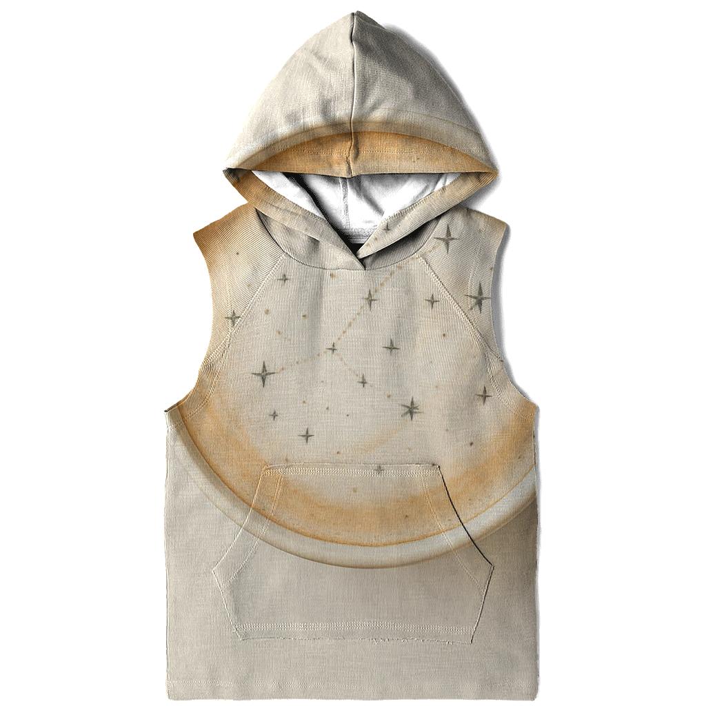Ivory Latte Constellation embroidered hoodies