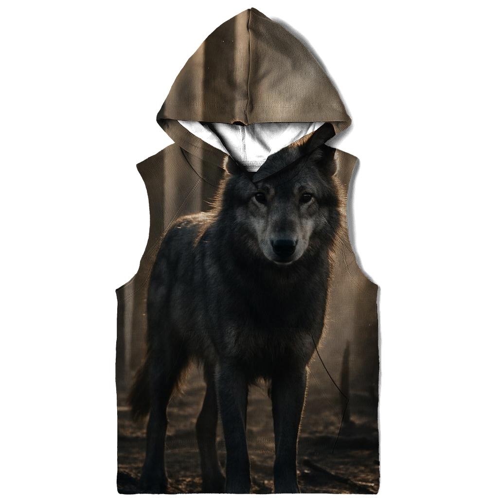 Burnt Forest Sentinel Wolf hoodie trends