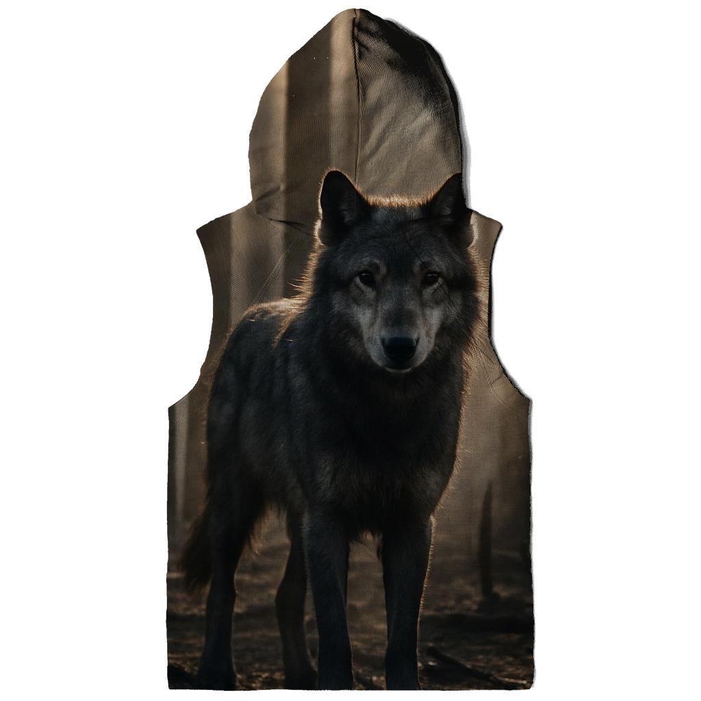 Burnt Forest Sentinel Wolf hoodie trends