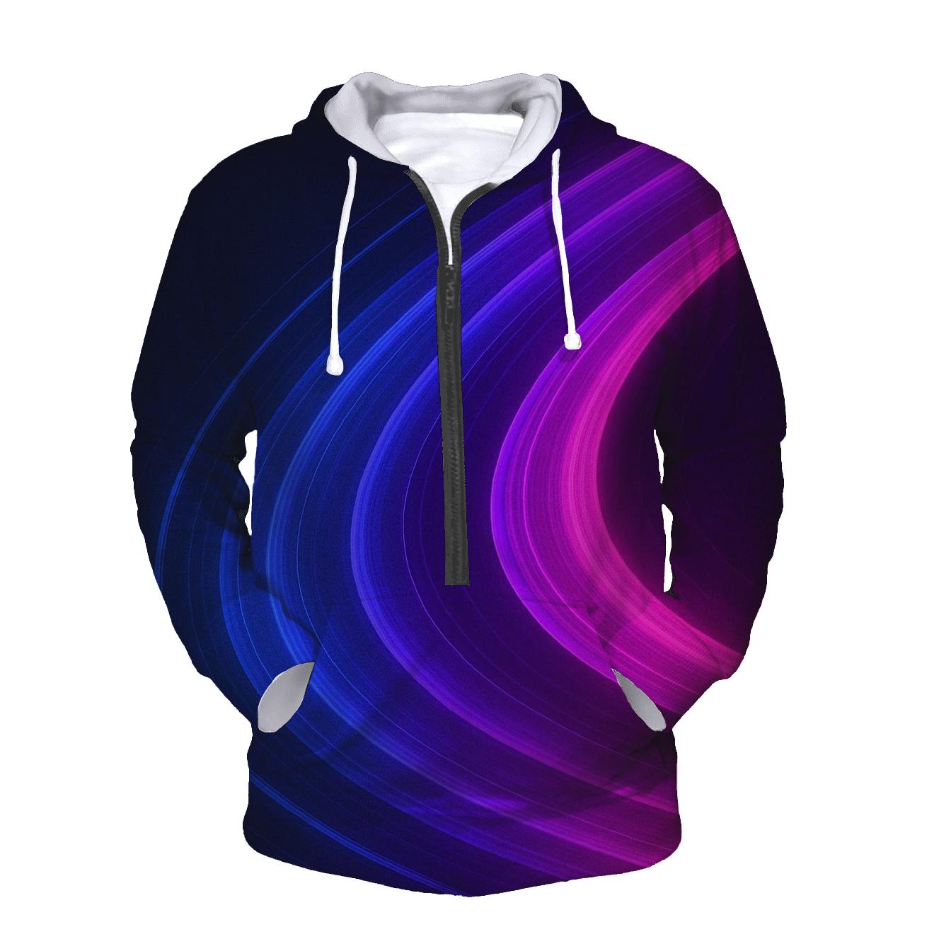 Orbit Trail Spectrum printed hoodies