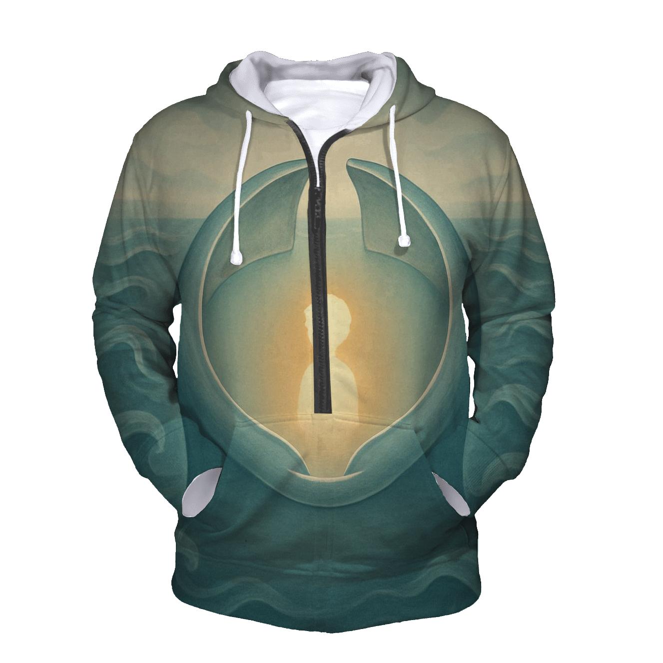 The First Harbor Of A Restless Heart premium hoodies