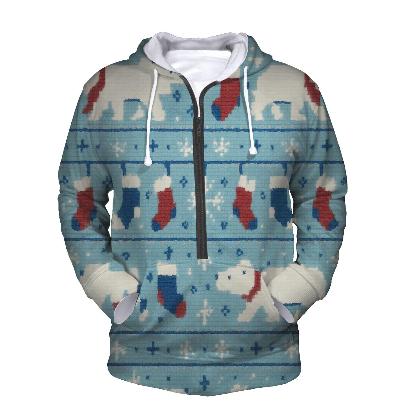 Polar Parade Stocking Stripes Design lightweight hoodies