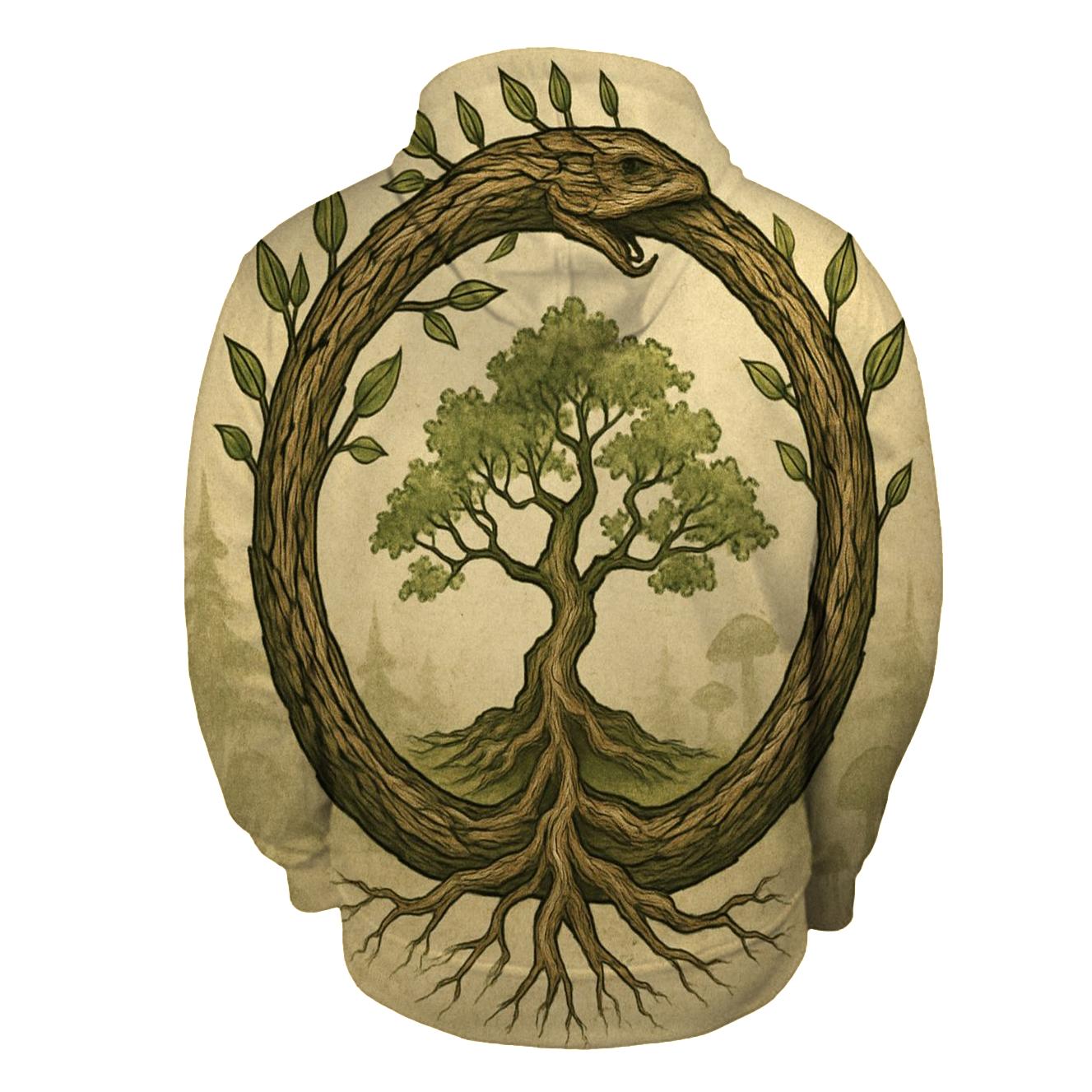 Forest Spirit Ouroboros lightweight hoodies