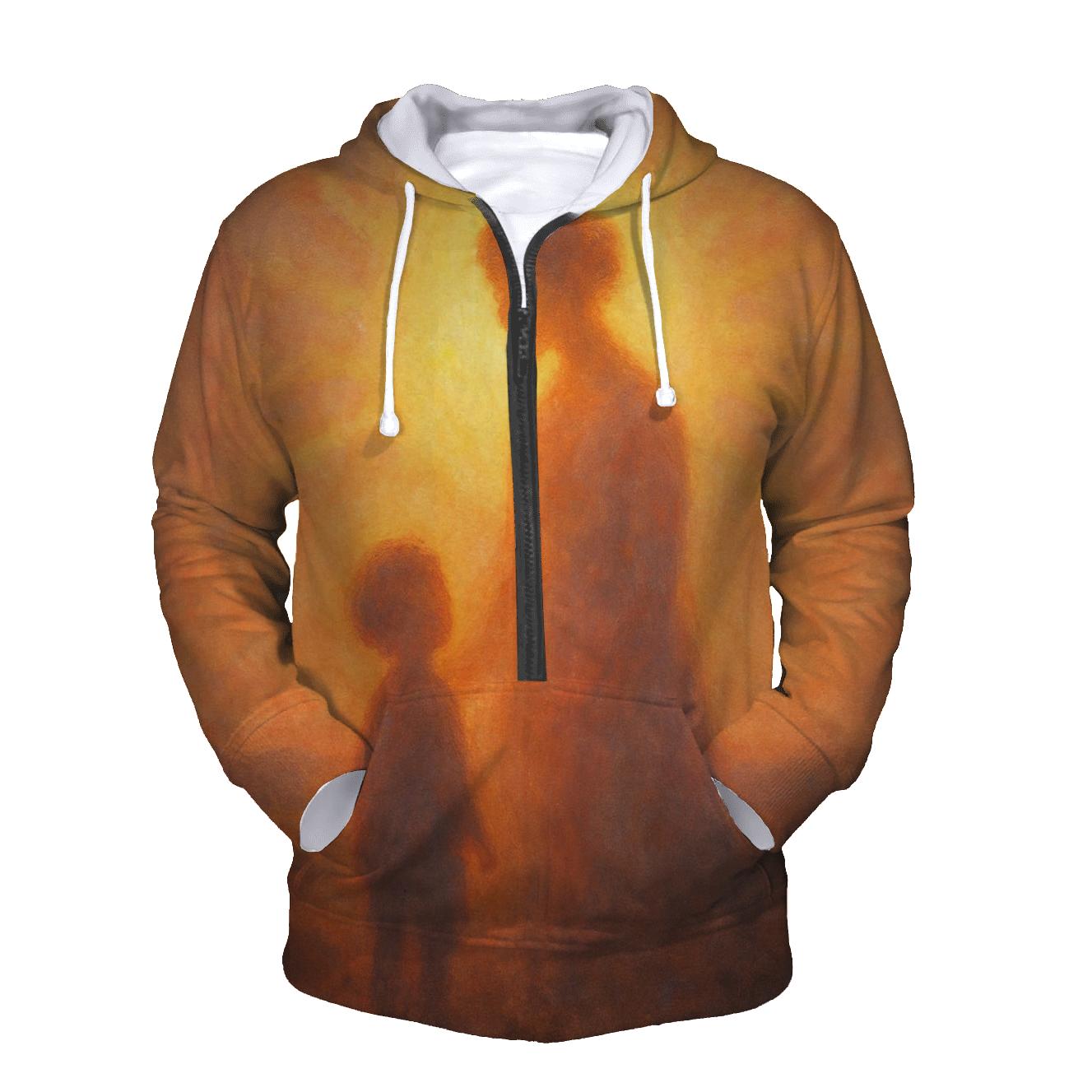 Her Heart As The First Sunrise zip-up hoodies