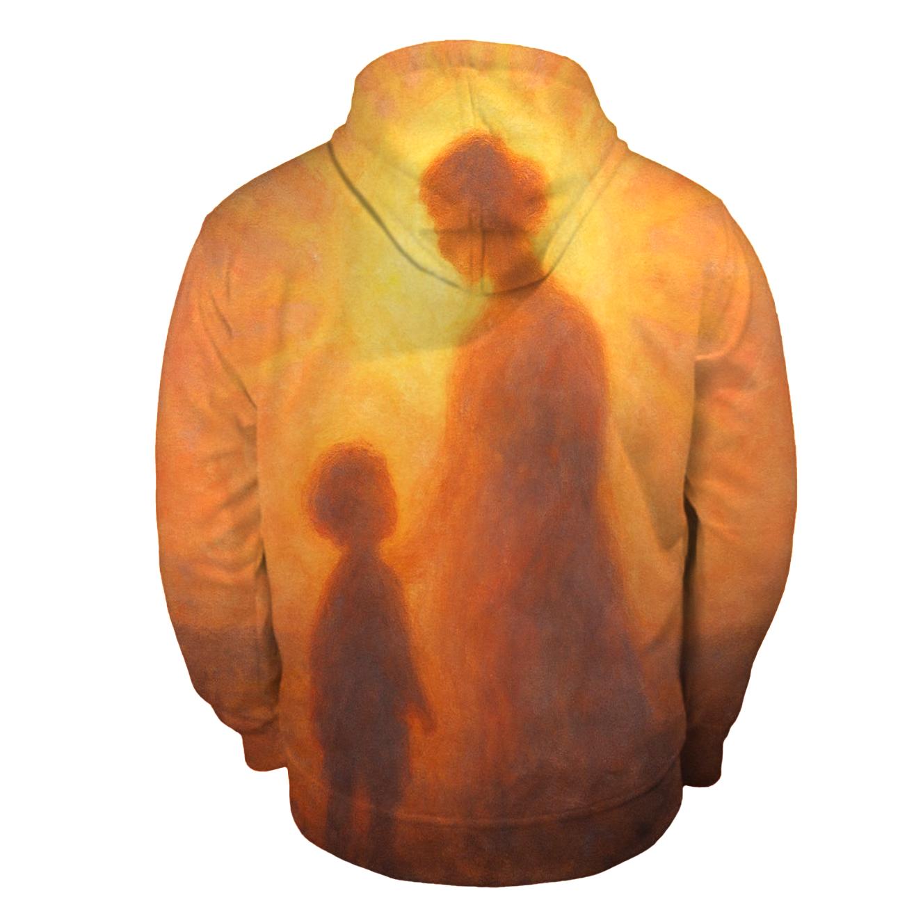 Her Heart As The First Sunrise zip-up hoodies