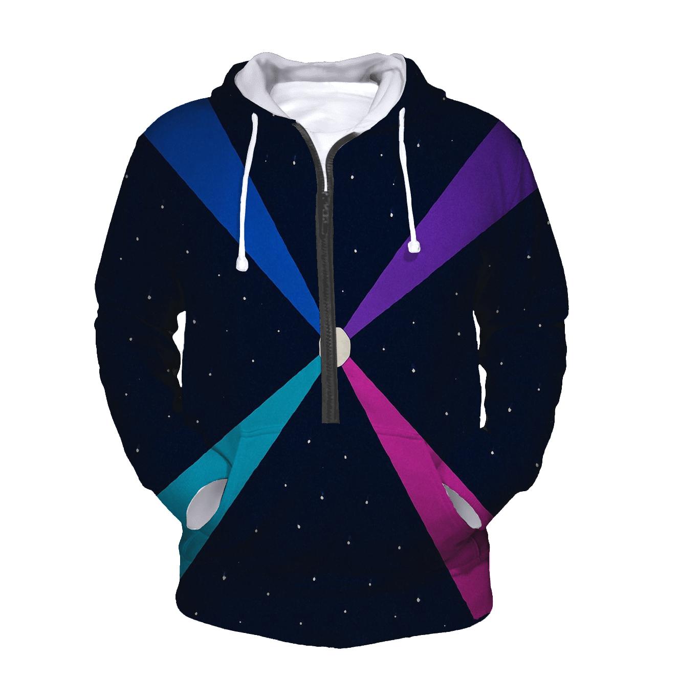 Pulsar Beam Fan Quadrants hoodie trends