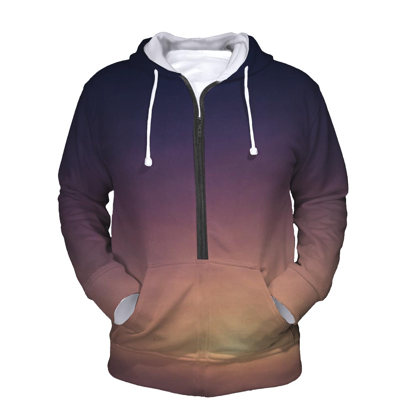 Galactic Dawn Wash designer hoodies