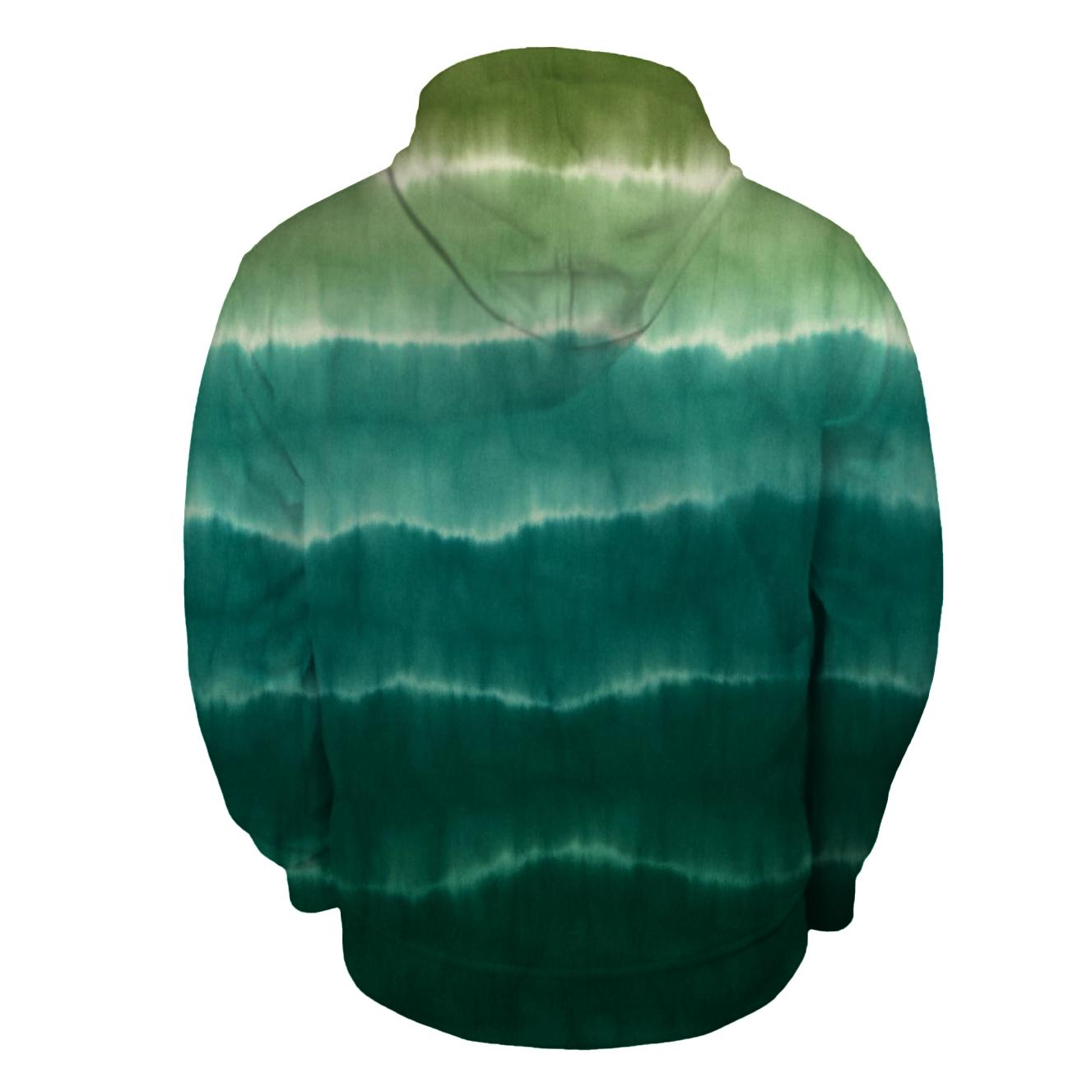 Forest Horizon Stripes embroidered hoodies