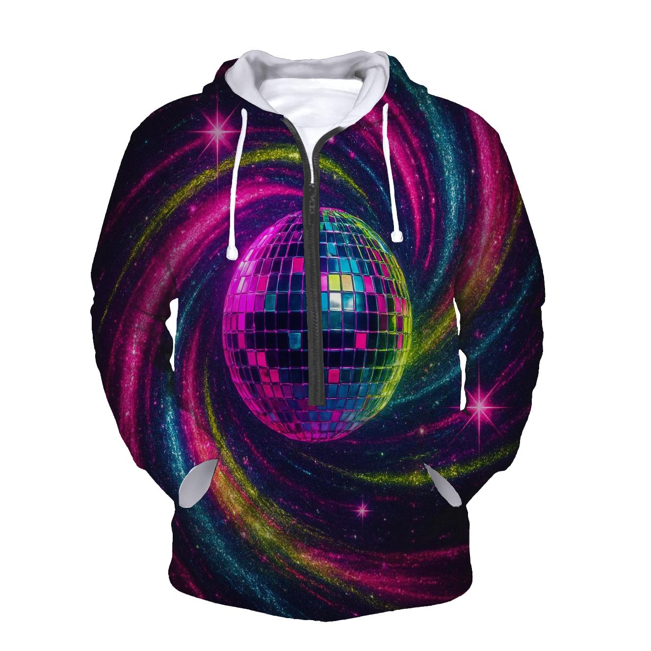Neon Disco Nebula hoodie styles