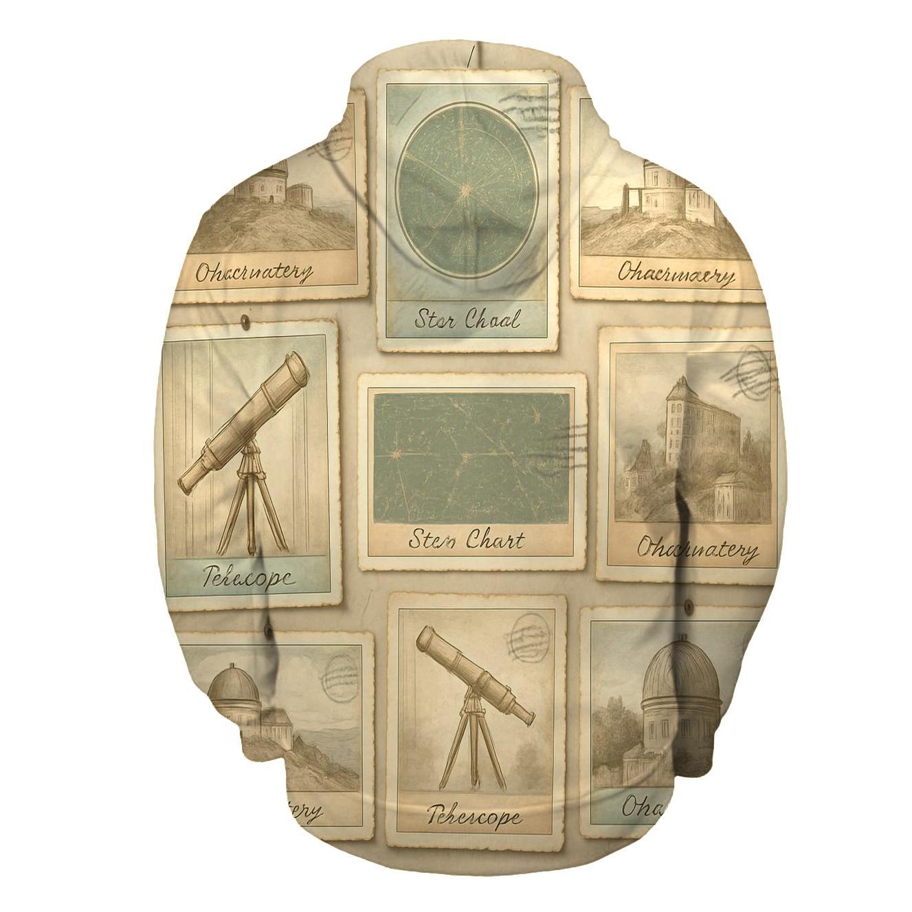 Vintage Observatory Postcard Wall hoodies fashion