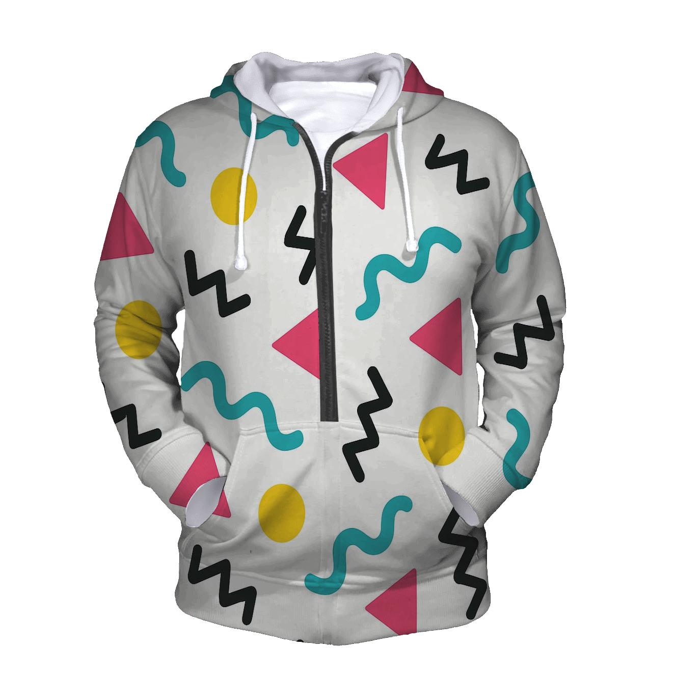 Memphis Party Confetti hoodie trends