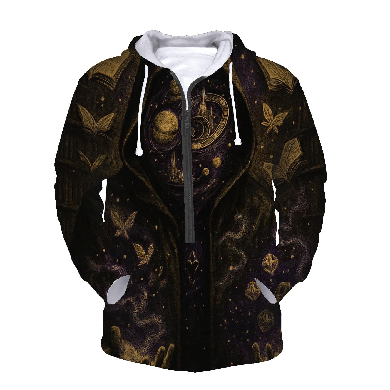 Oracle Of Shuffled Worlds printed hoodies