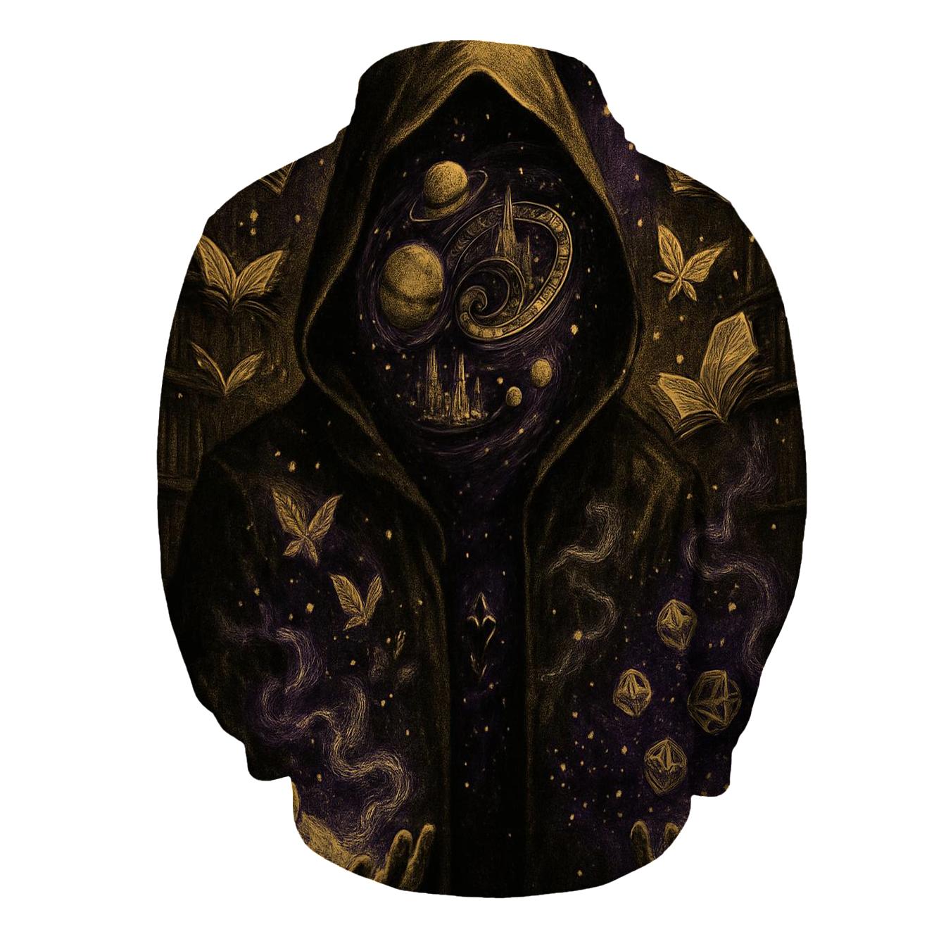 Oracle Of Shuffled Worlds printed hoodies