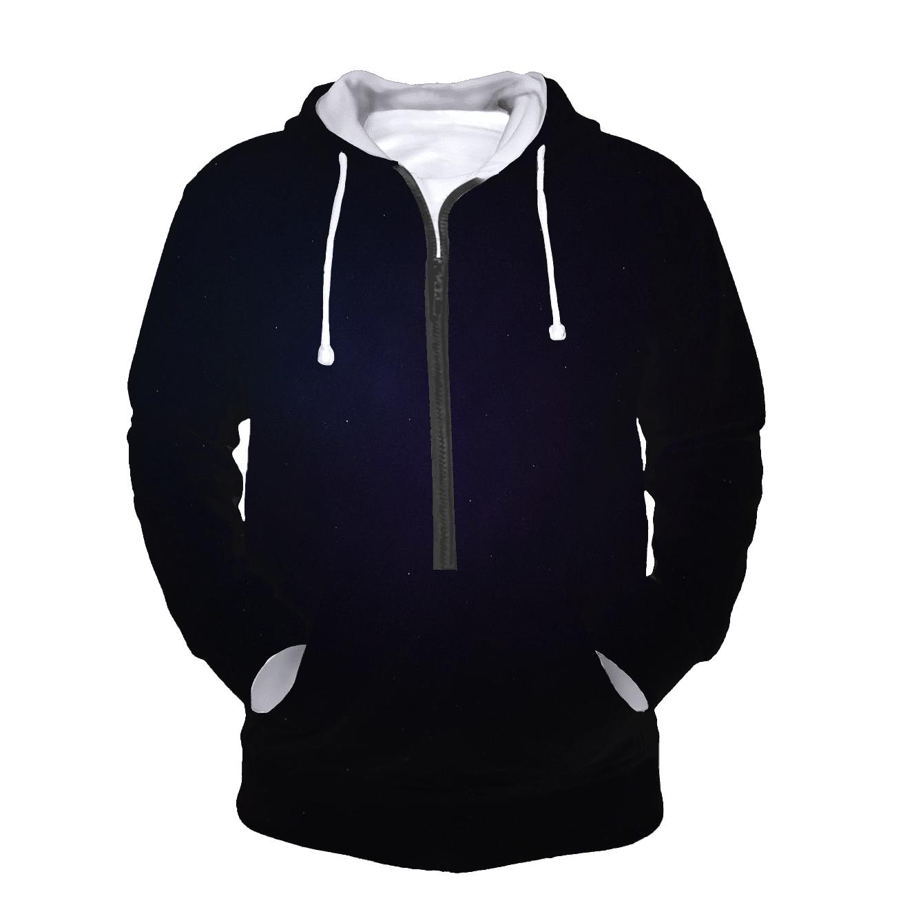 Starfield Velvet Fade printed hoodies