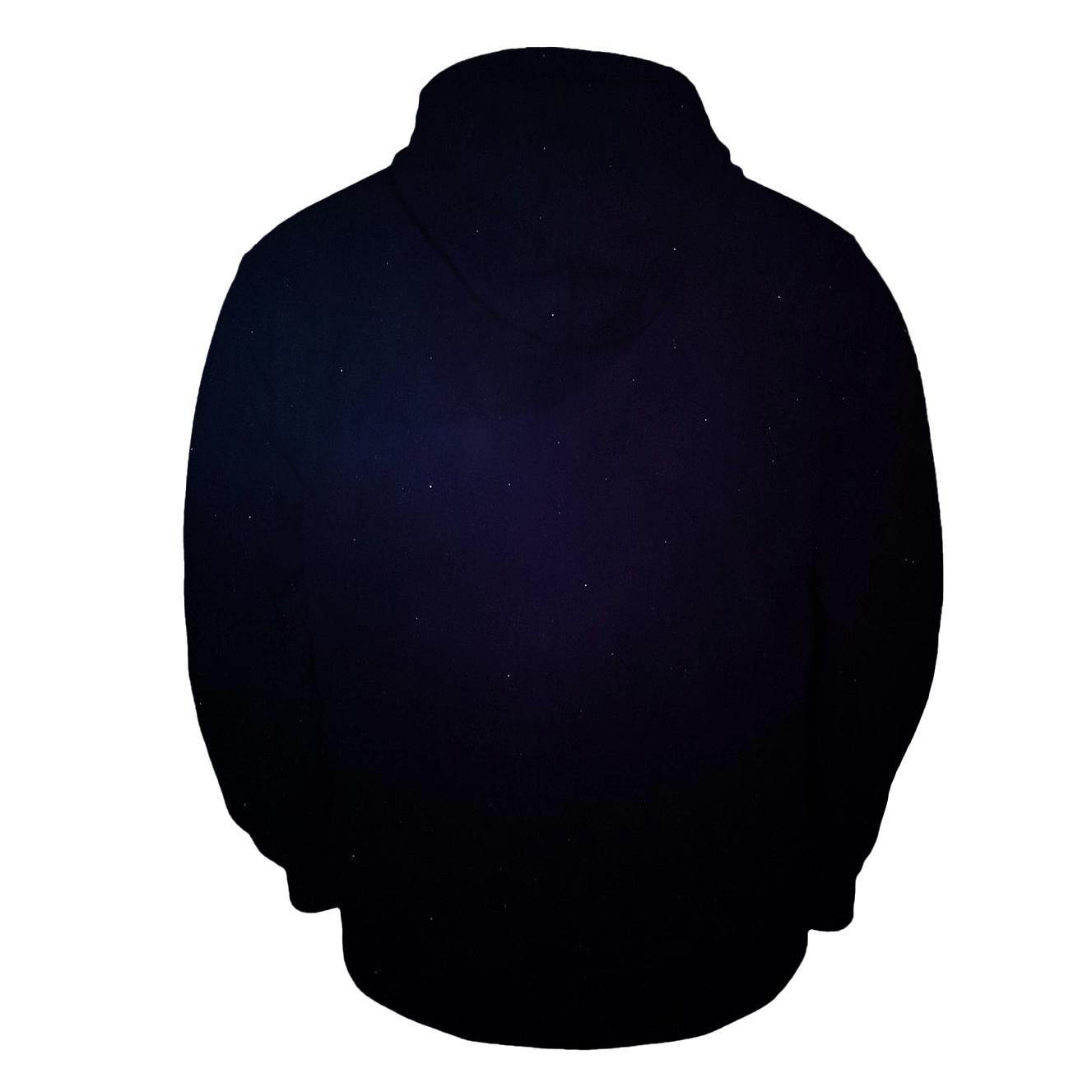 Starfield Velvet Fade printed hoodies