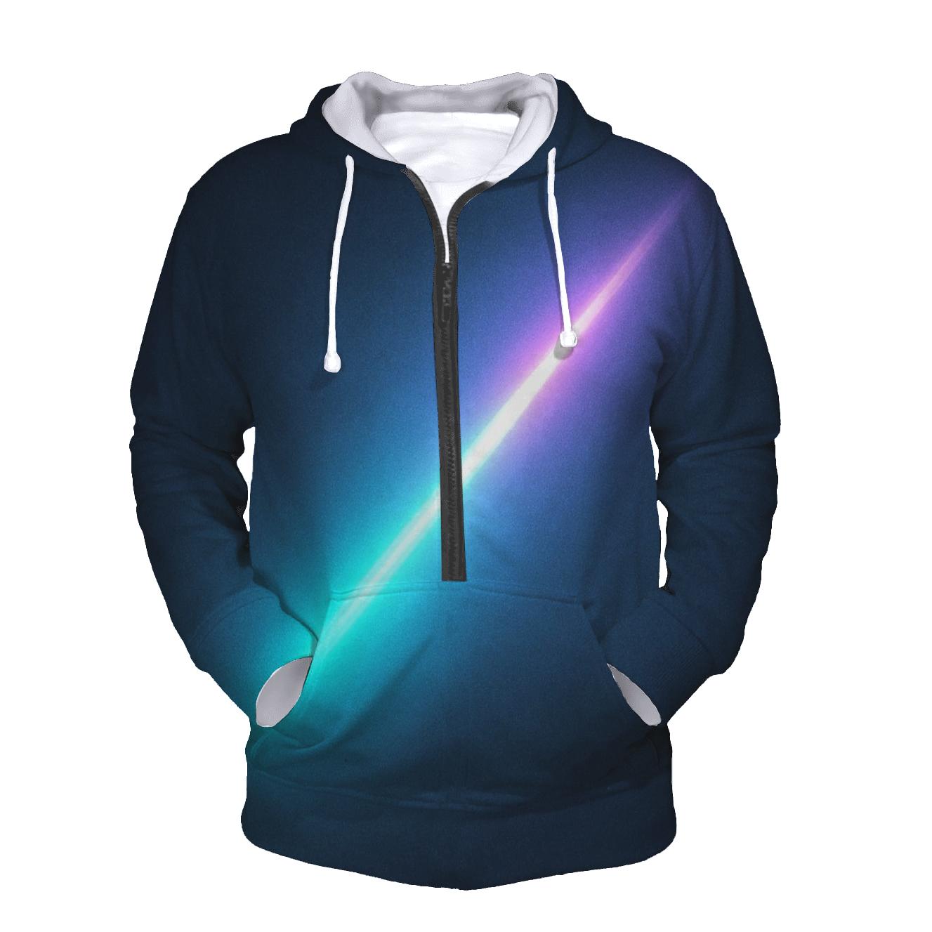Comet Trail Bloom embroidered hoodies