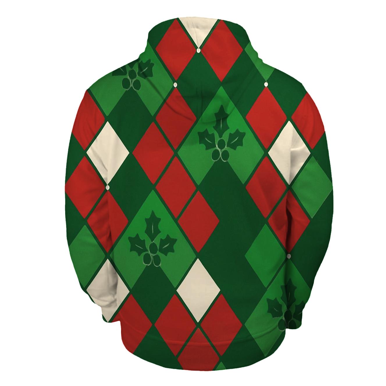 Holly Diamond Argyle heavyweight hoodies