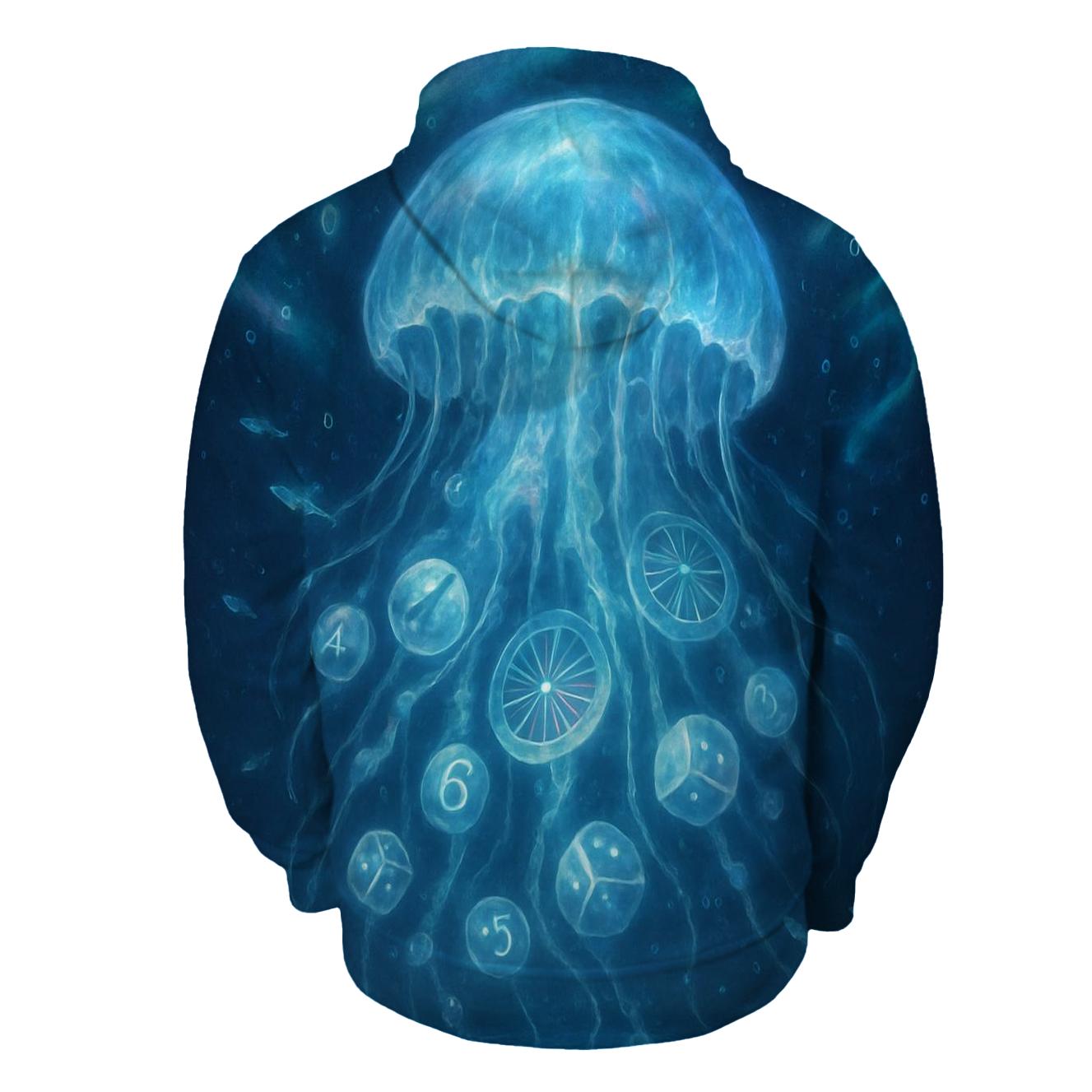 Luminous Lottery Jellyfish hoodie designs