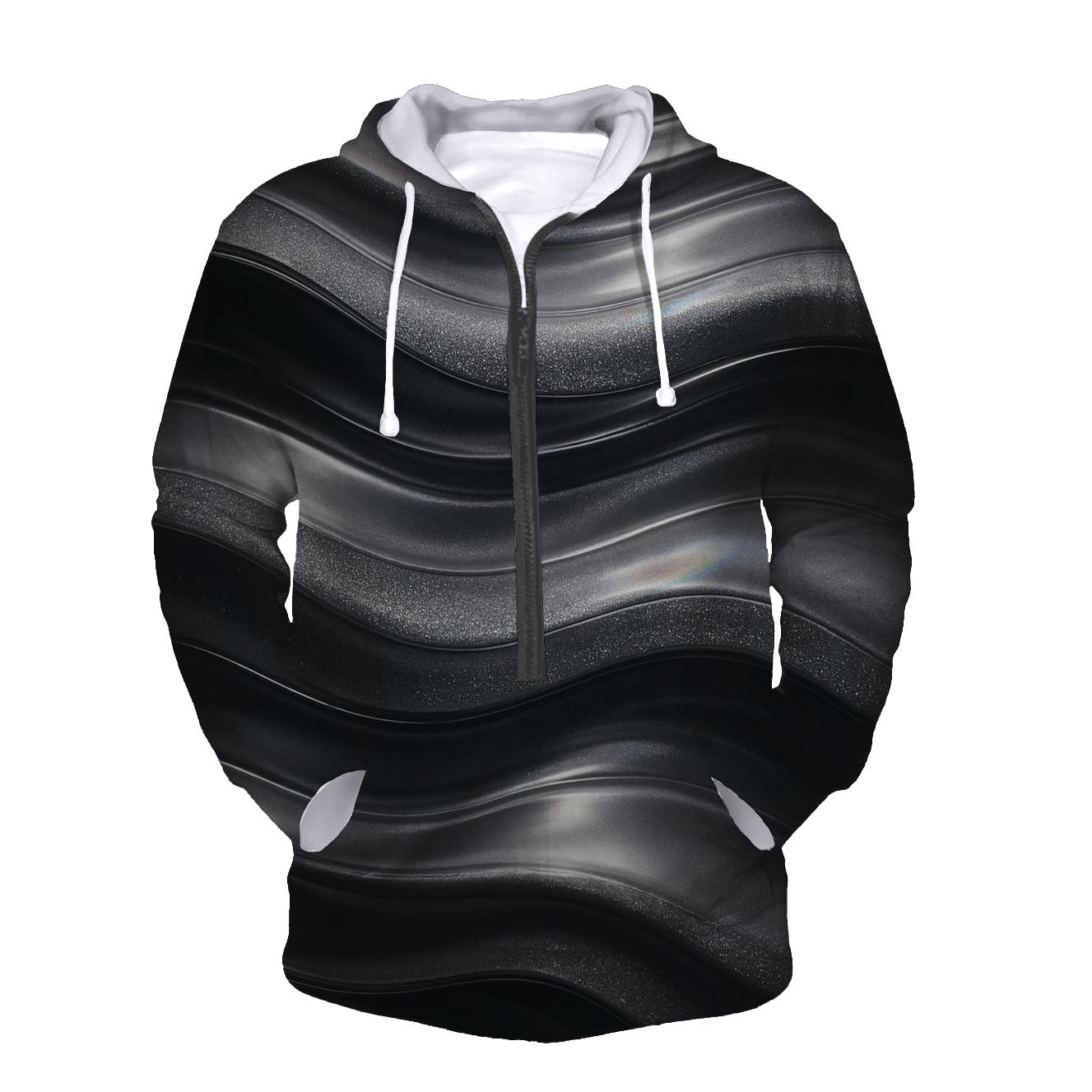 Silver Mirage Ripple pullover hoodies