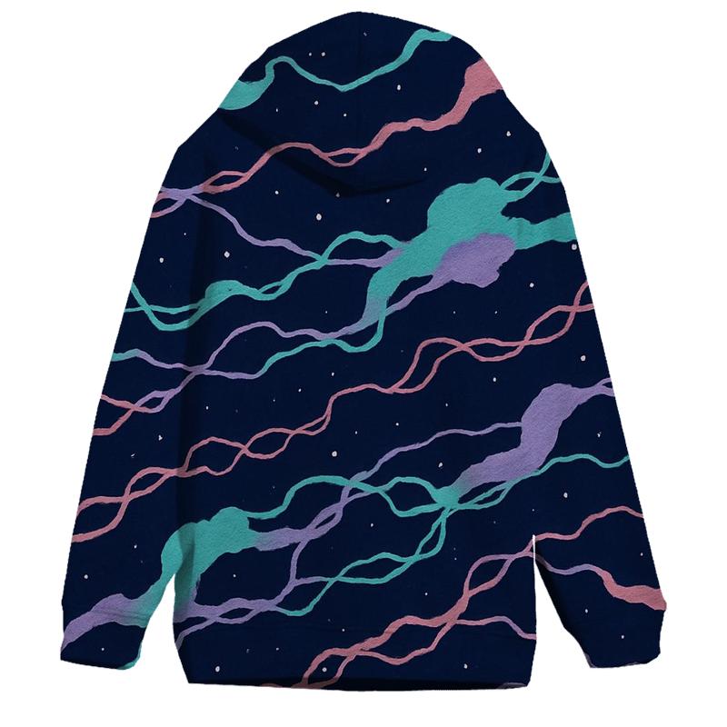 Nebula Filament Tapestry heavyweight hoodies