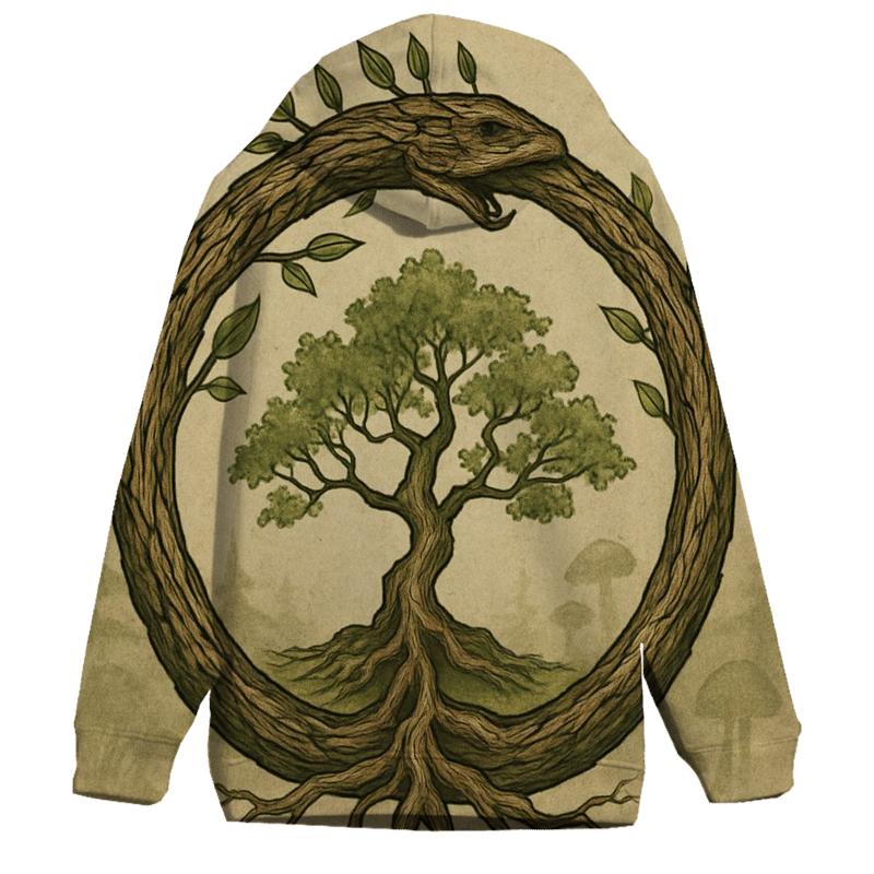 Forest Spirit Ouroboros hoodie trends