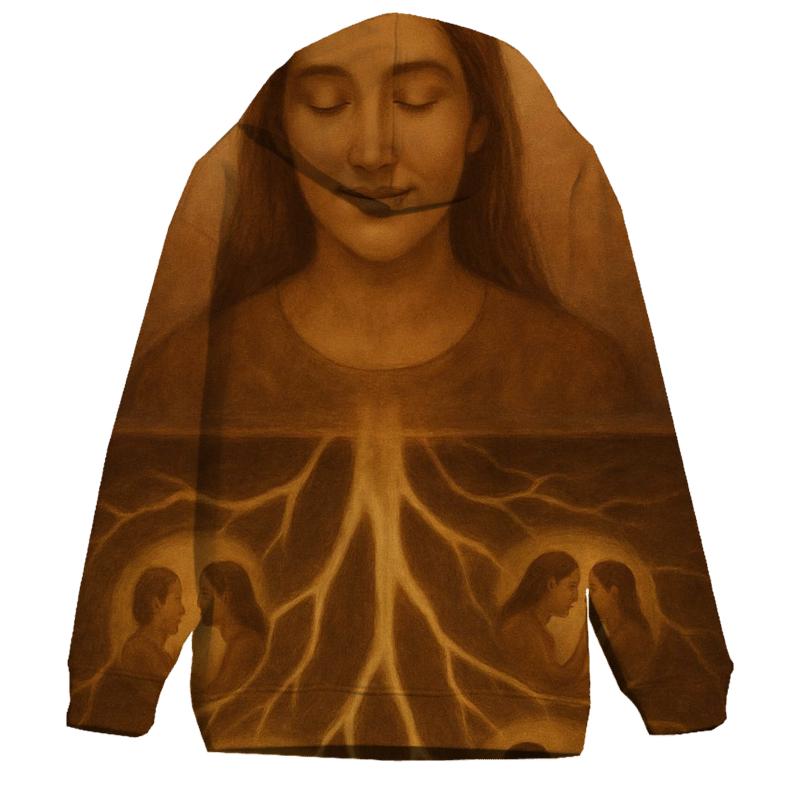 The Invisible Roots Beneath Her Smile hoodies fashion