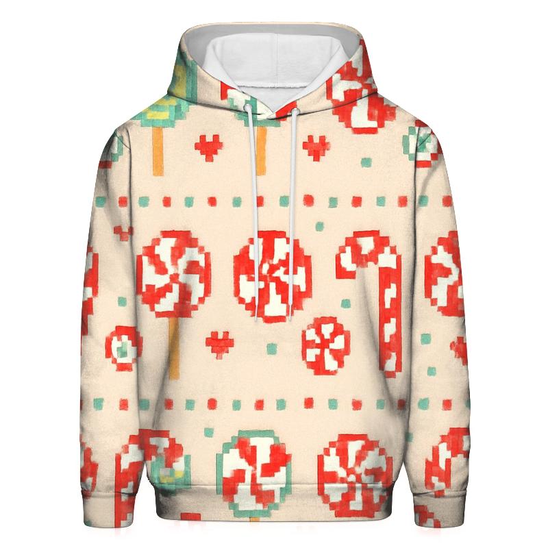 Candy Cane Carousel Bands Design custom hoodies
