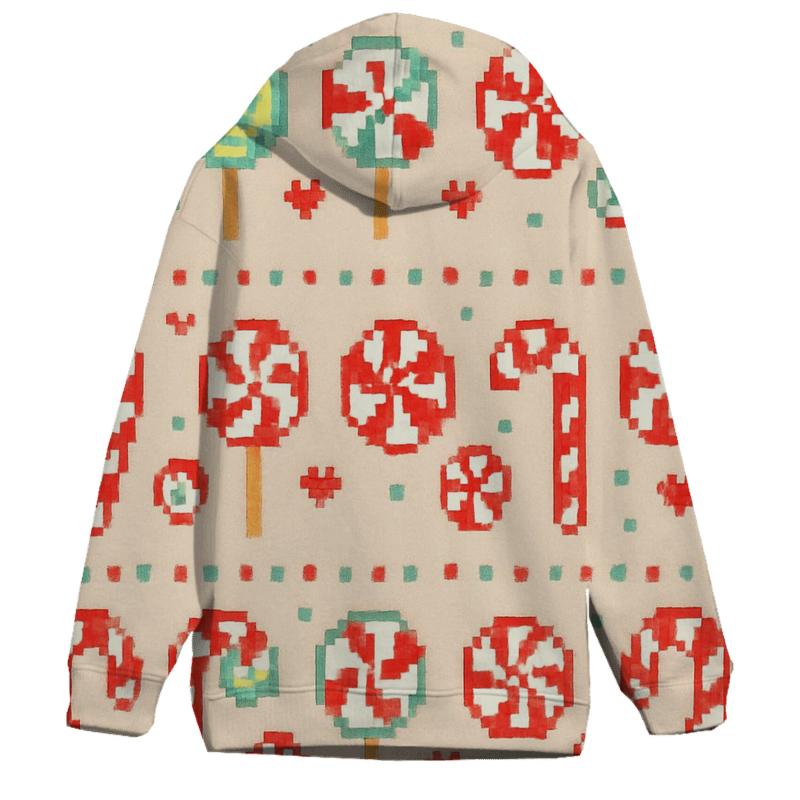 Candy Cane Carousel Bands Design custom hoodies